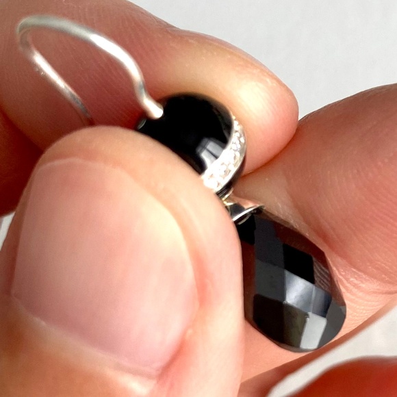 Thomas Sabo Black Pendant Earrings - Picture 7 of 8